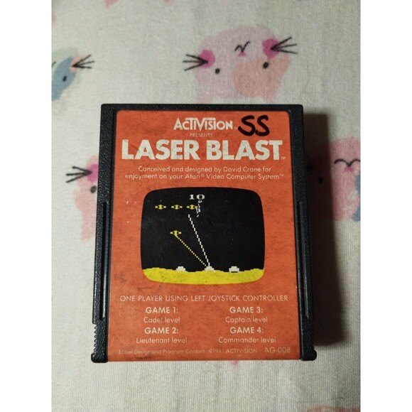 Laser Blast for Atari 2600. Tested & Works. Vintage 1981 - Picture 1 of 3